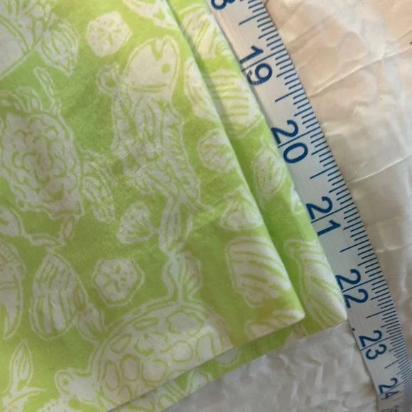 Lilly Pulitzer Lime Green Ankle Cropped Pants - Picture 9 of 11